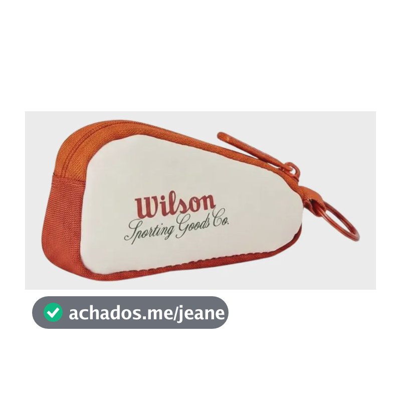 Chaveiro Wilson Raqueteira Roland Garros 2026 Bege