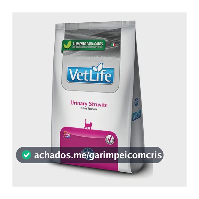 Ração Farmina Vet Life Gato Adulto Urinary Struvite 400g