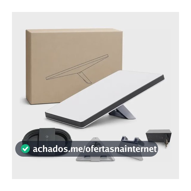 Kit De Internet Via Satelite Starlink Mini Branco
