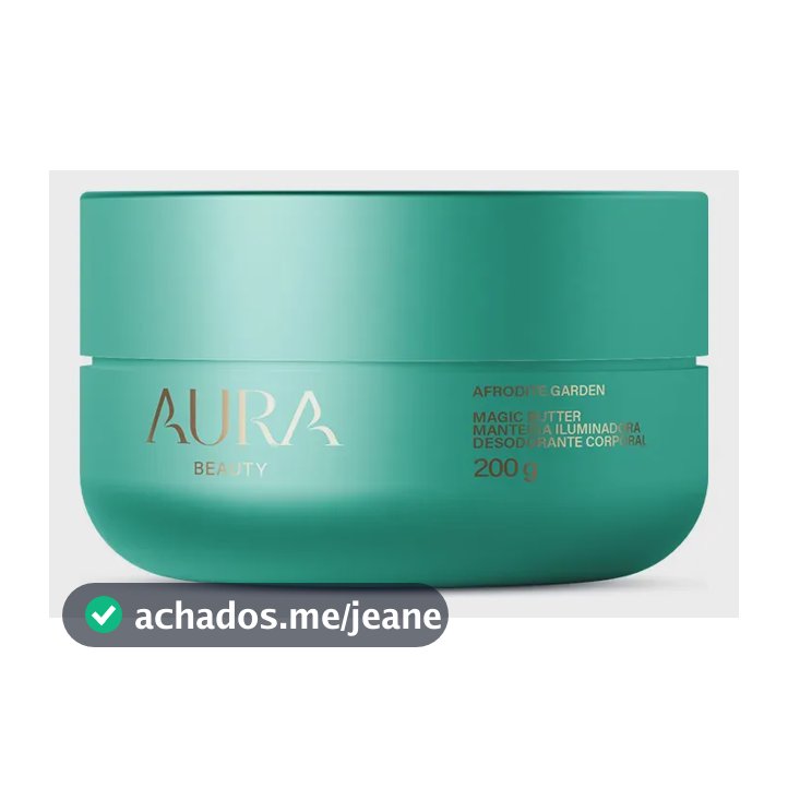 Manteiga Iluminadora Afrodite Garden Aura Beauty Jade Picon 200g