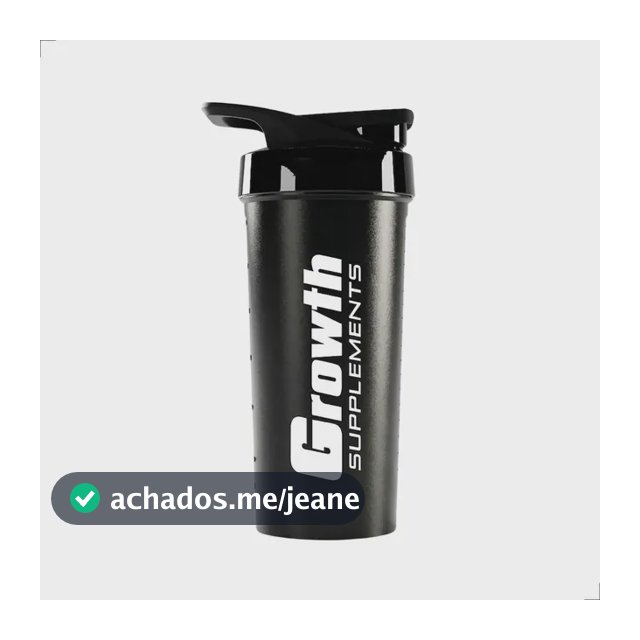 Coqueteleira Garrafa Academia Whey Squeeze 600ml - Growth