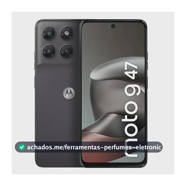 Smartphone Motorola Moto g47 5G 128GB, 4GB RAM + 8GB RAM Boost, câmera 50 MP Sony LYTIA 600, Tela 6.7 FHD+ 120hz, NFC, IP64