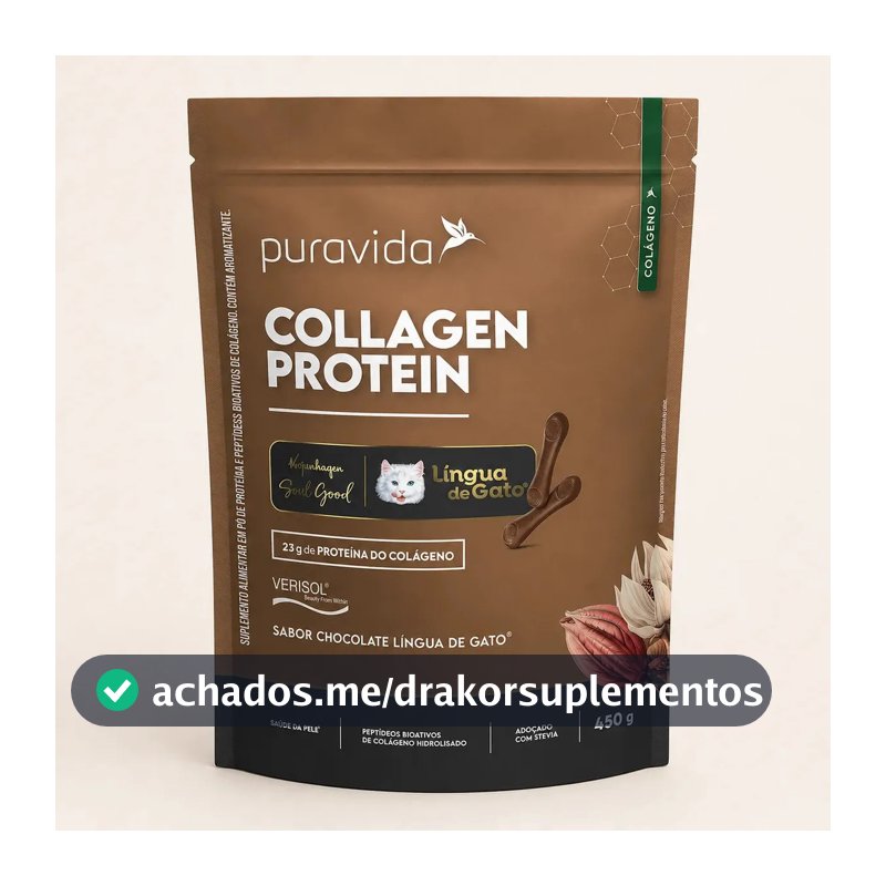 Colágeno Pura Vida Premium em pó sabor Chocolate x 450g