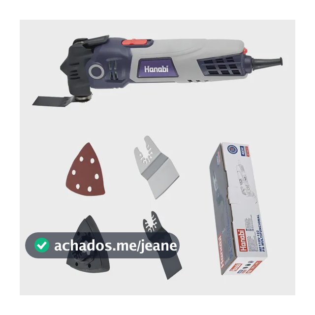 Oscilante Pá Multifuncional Triangular Lixadeira 400w Hanabi