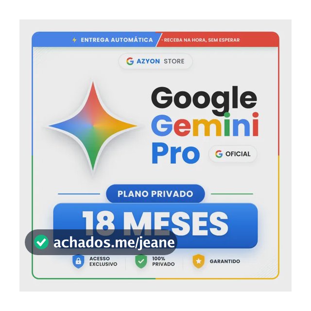 Google Gemini Ai Pro 18 Meses | Via Link De Ativação