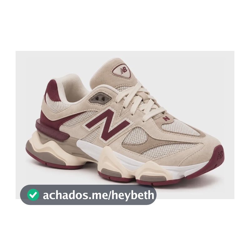 Tênis New Balance 9060 Feminino Casual Original Confortável Bege E Bordo New Balance 9060 36 Br
