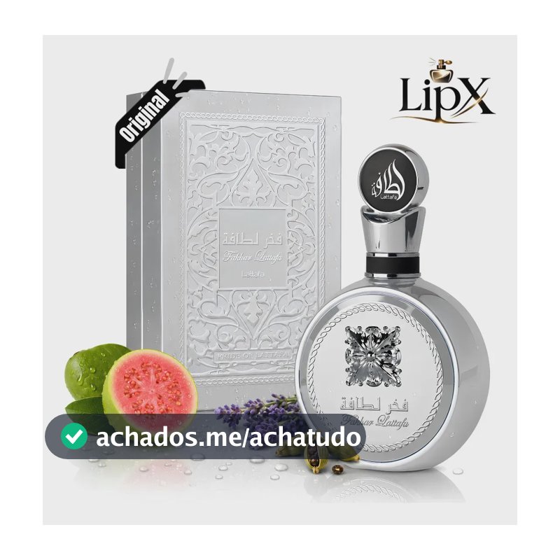 Perfume Arabe Fakhar Platin Masculino 100ML Com Nf