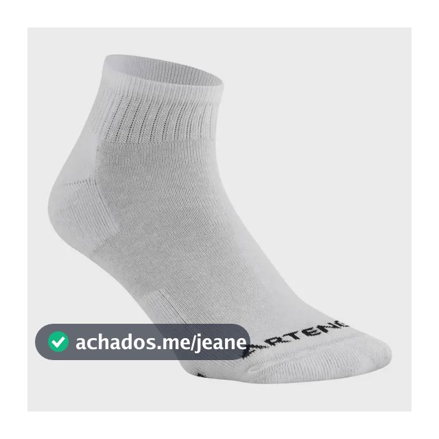 Meia Adulto Rs 100 Cano Médio Artengo (kit Com 3 Pares)