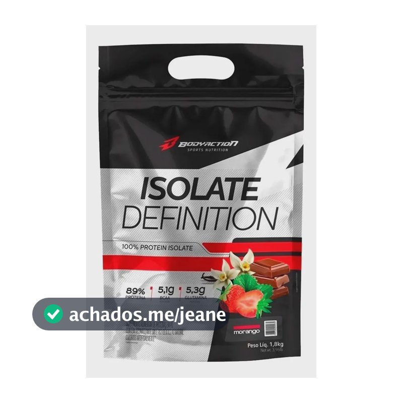 Bodyaction Isolate Definition 1,8kg protein isolate Morango