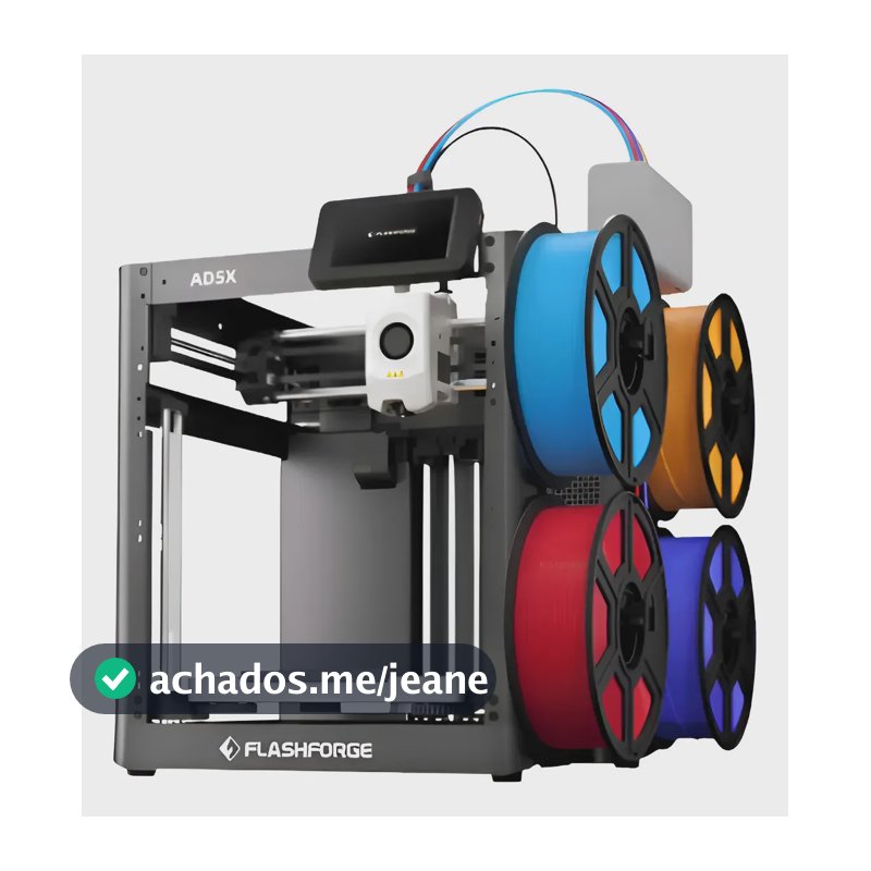 Impressora 3d Flashforge Ad5x Multicolorida Preto