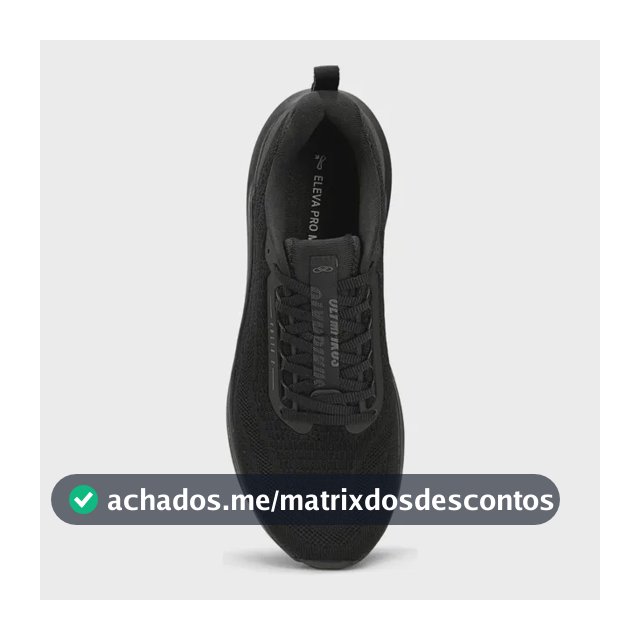 Tênis Olympikus Masculino Volta 2 Preto/preto Liso 40 Br