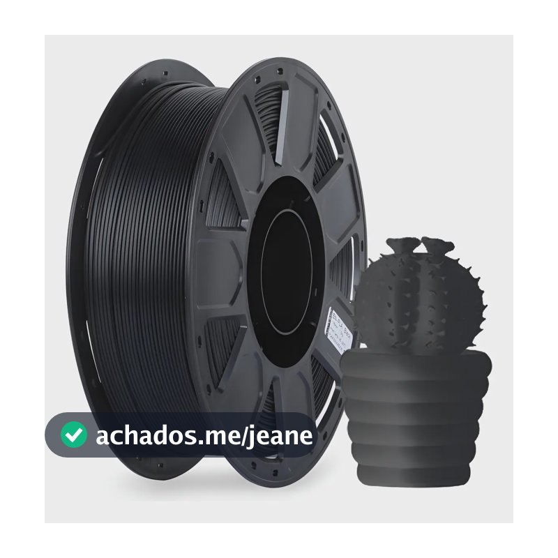 Filamento Creality Ender Pla 1.75mm 1kg Black Preto
