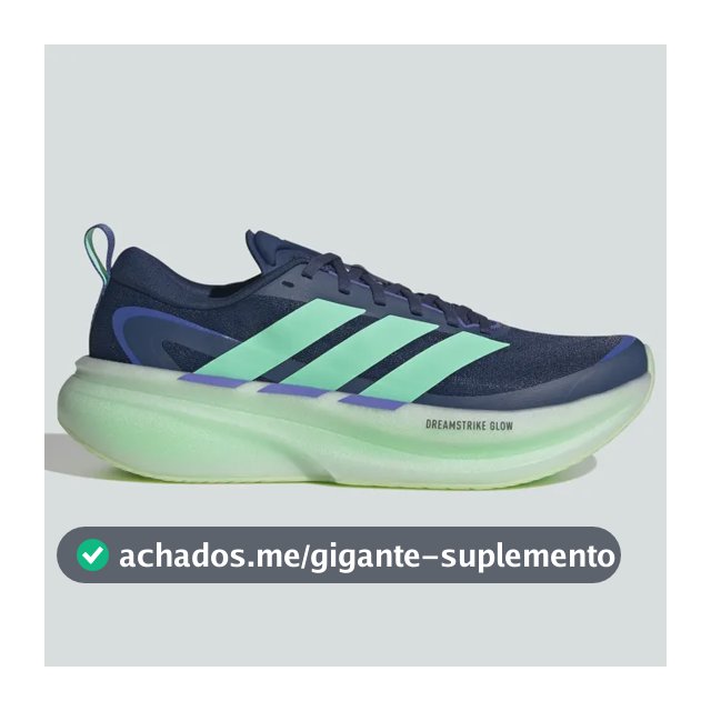 Tênis adidas Supernova Glide Corrida Diária Rua Azul 41 Br