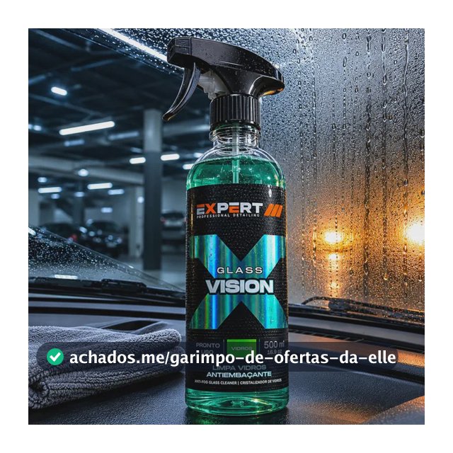 Limpavidro Automotivo Antiembacante Interno Melhora A Visão