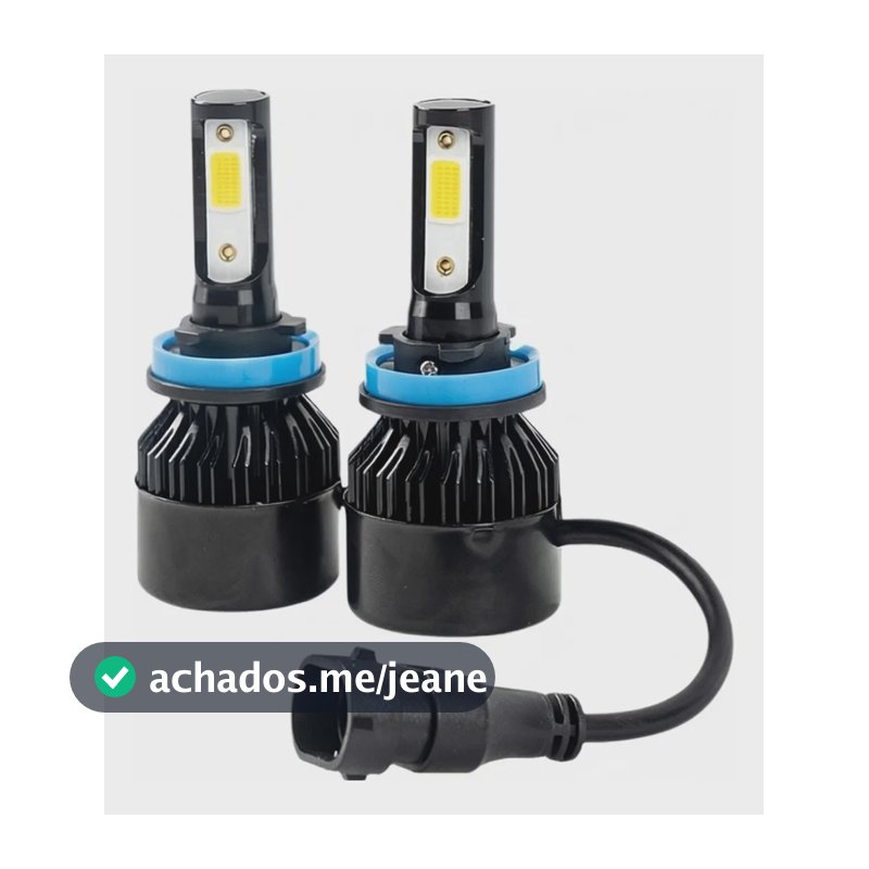 Kit Super Led Dazzix 8000k 12v H4 H7 H11 9005 Hb3 Lâmpada H11 Preto