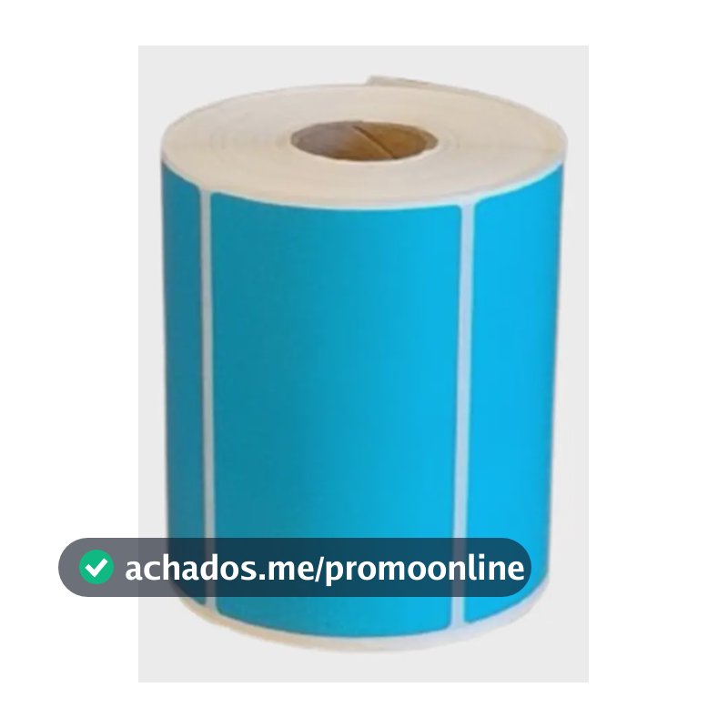 Etiqueta 10x5 Térmica 100x50 Argox Elgin Zebra Tomate 5 Rols Azul-aço