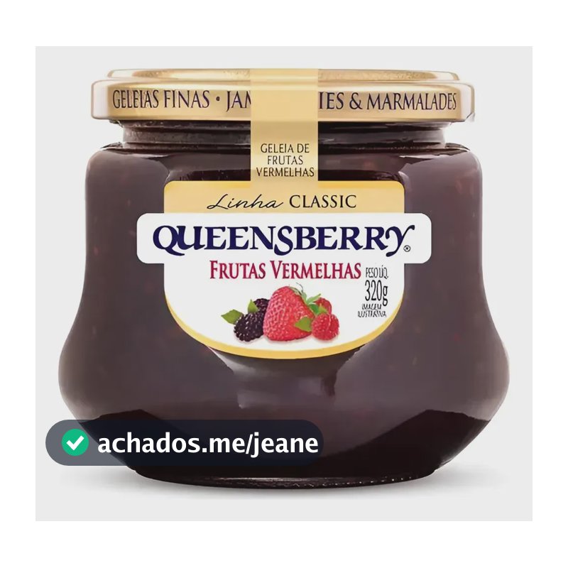 Queensberry geléia de frutas vermelhas 320gr