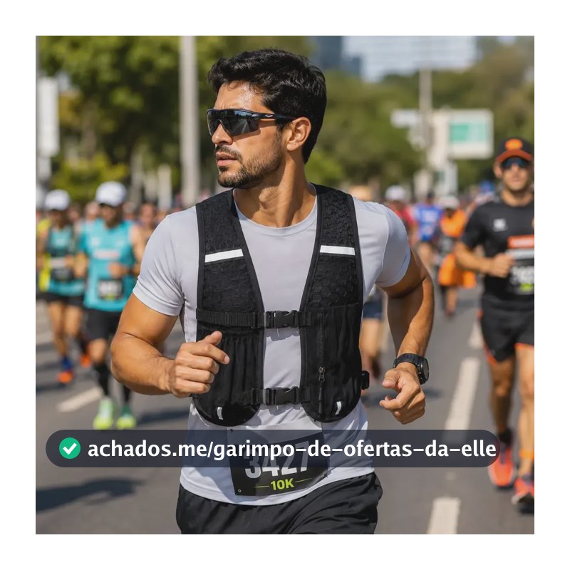 Colete De Hidratação P/ Corrida E Esportes Unissex Reflexivo