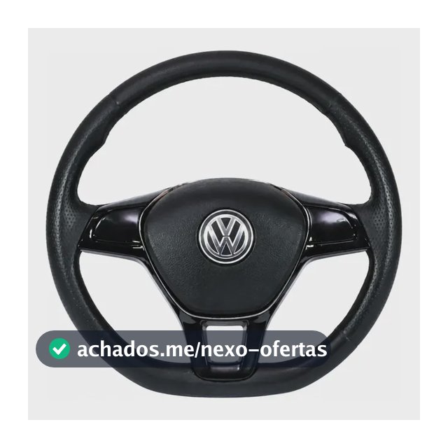 Volante Novo Golf Gol Saveiro Polo Golf G5 G6 G7 G8 Preto