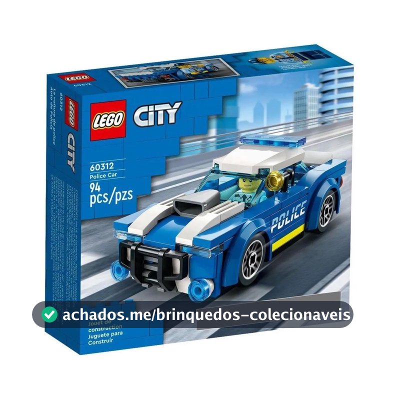 Lego City Carro da Polícia - Lego 60312 - 94 Peças