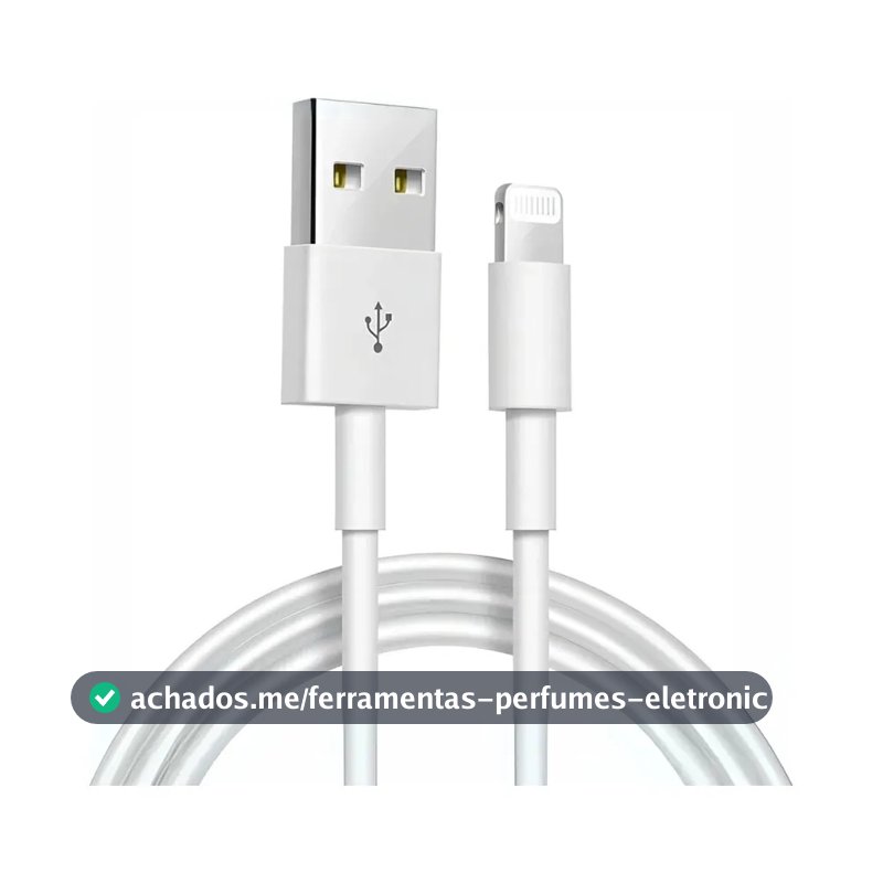 Cabo Carregador Turbo Usb 2 Metros Compatível Com iPhone 6 7 8 X Xr Xs 11 12 13 14 Pro Max iPad E iPod Ultra Resistente Design Clássico Carregamento Rápido Sincronização De Dados Eletric Teck