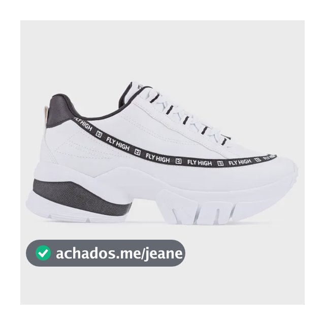 Tênis Feminino Ramarim Tratorado Urbano Casual Sola Alta Branco 39 Br