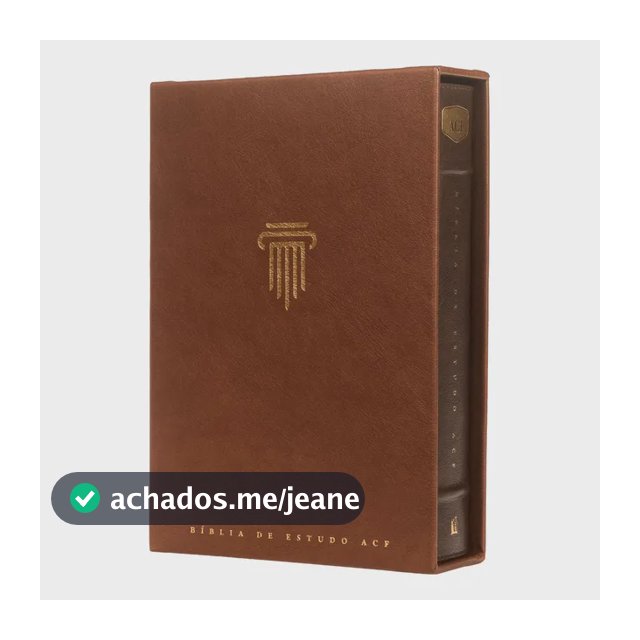 Bíblia de Estudo ACF, Capa luxo marrom | Com comentários da King James Study Bible - Thomas Nelson Brasil