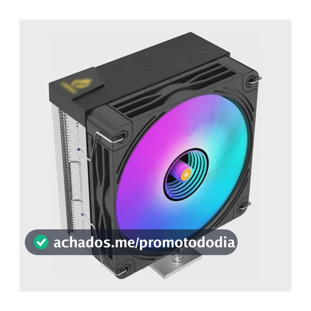 Cooler Para Processador Obisid Alta Performance Uk500, 120mm Preto
