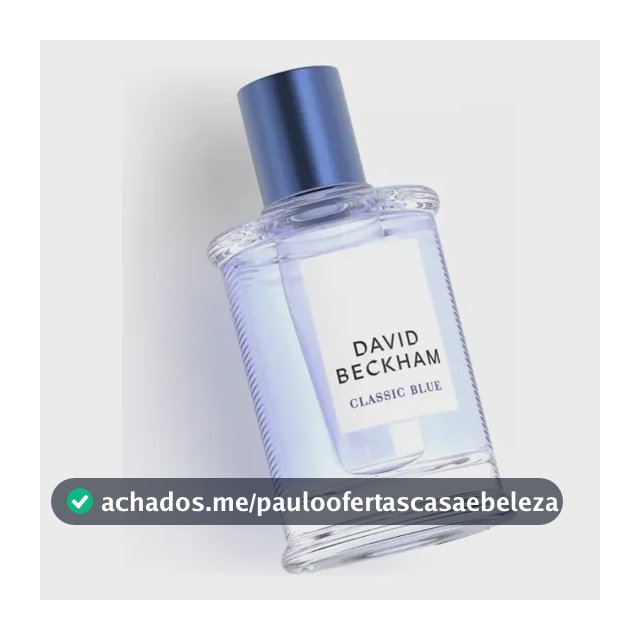 Perfume David Beckham Classic Blue Eau De Toilette Masculino 50ml