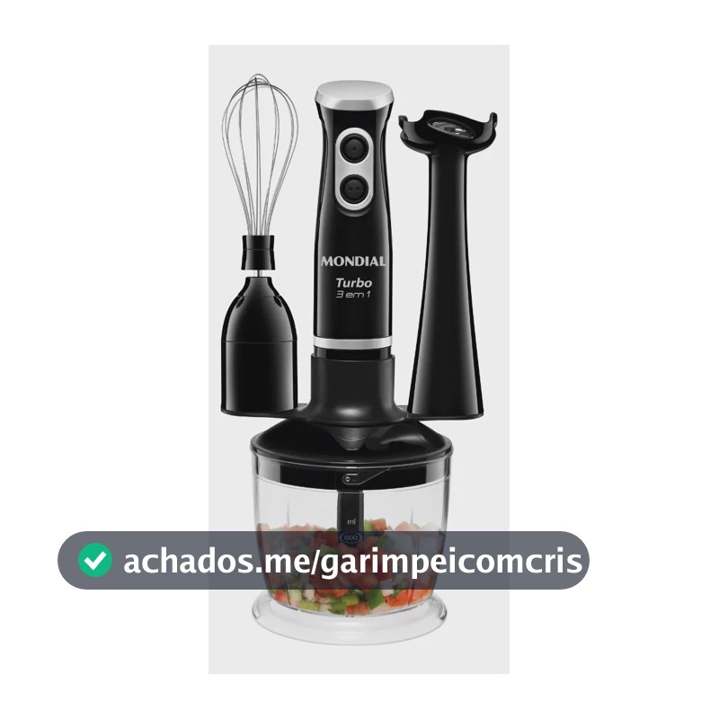 Mixer Turbo 3 Em 1 Mondial 350W M-14