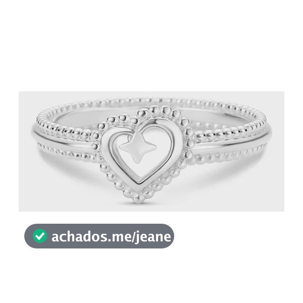 Anel Life Love Coração Em Prata 925 16