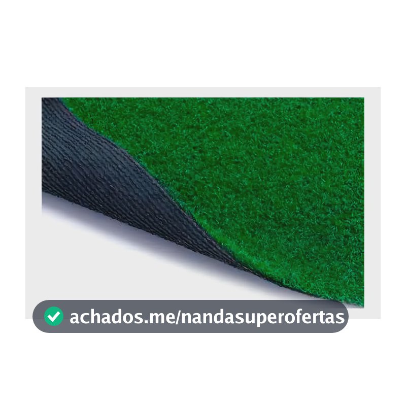 Grama Sintética Verde (1m²) 2,00m X0,50cm