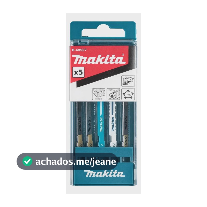 Kit Lamina De Serra Tico-tico B-48527 Makita 5 Peças