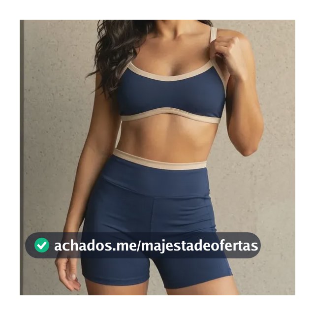 Conjunto Fitness Treino Top Shorts Bolso Zero Transparencia