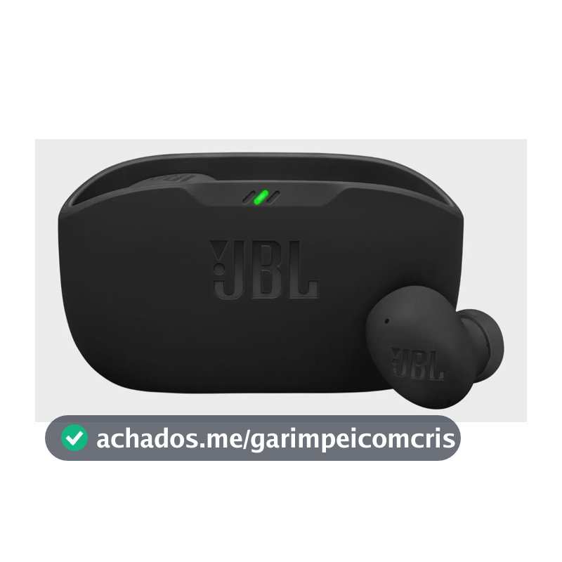 Fone De Ouvido Bluetooth JBL Wave Buds 2 Fit Preto