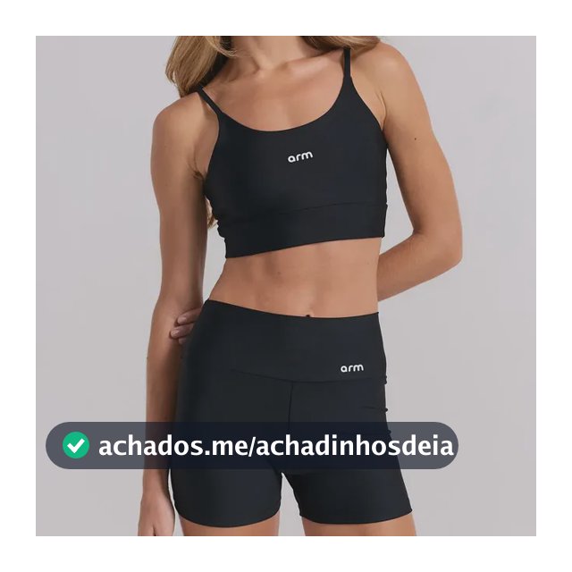 Conjunto Feminino Fitness Compact Top E Short - Arm
