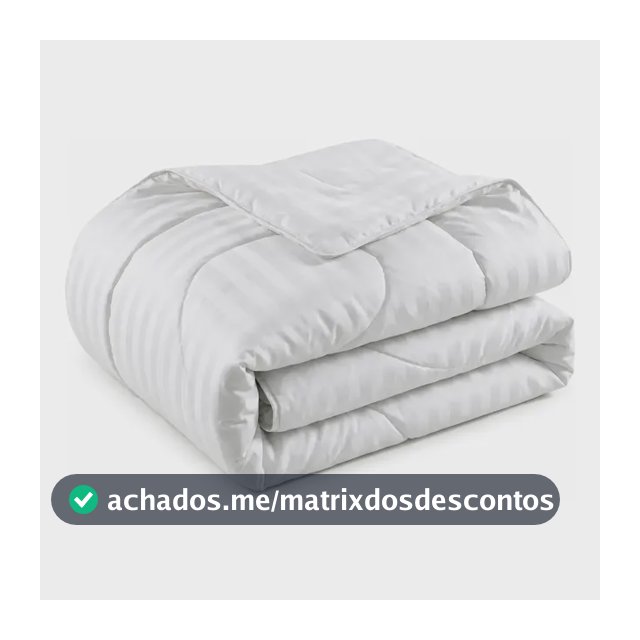 Edredom Casal Queen 400 Fios Dupla Face Grosso Hotel Oferta