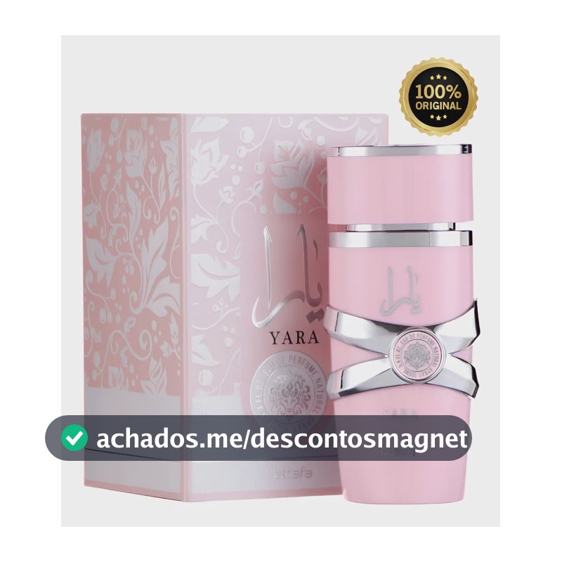 Perfume Árabe Feminino Yara Lattafa Eau De Parfum 100 Ml