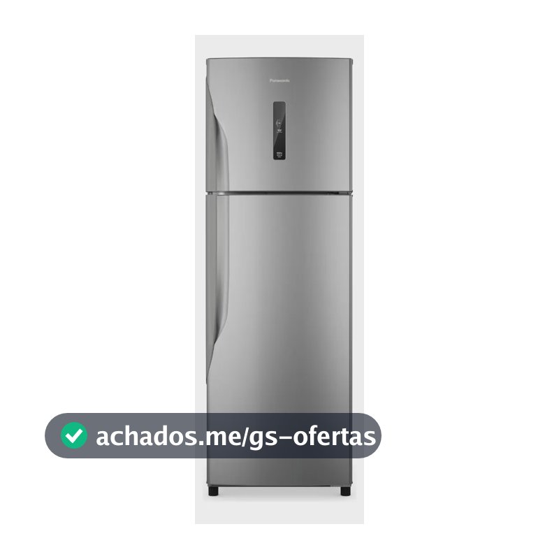 Refrigerador Panasonic 391l Aco Escovado Nr-bt44pv3x Aço Escovado