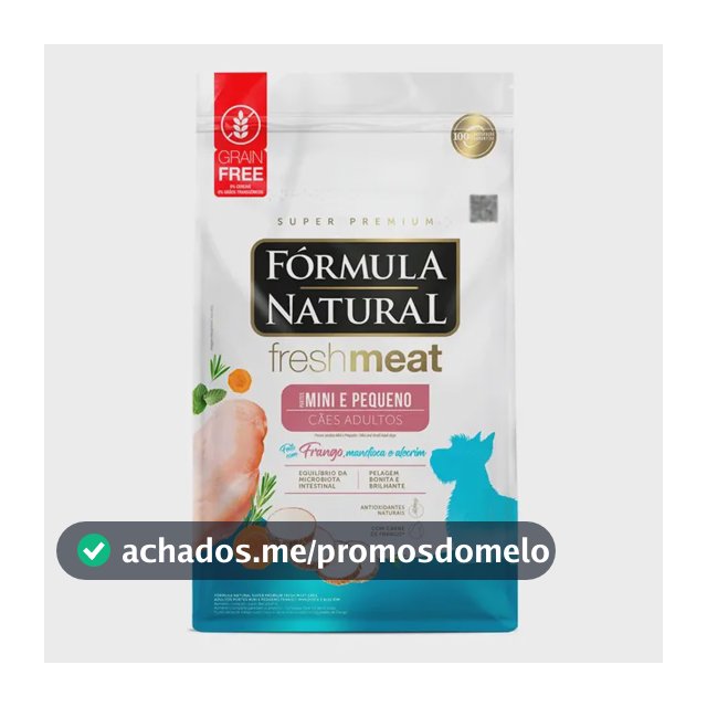 Fórmula Natural Fresh Meat Cães Adultos Mini E Pequeno 2,5kg