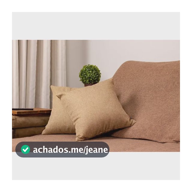 Kit 2 Capas De Almofada Linho - 60x60cm