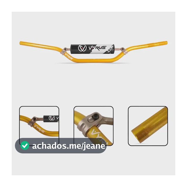 Guidão Vyrus 22mm Cross Bar C/ Barra Protetor Crf230 Trilha