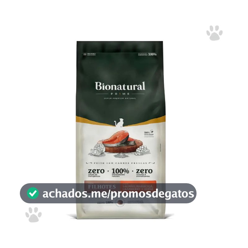 Ração Seca Gato Filhote Salmão 7,5 kg Special Dog Bionatural Prime