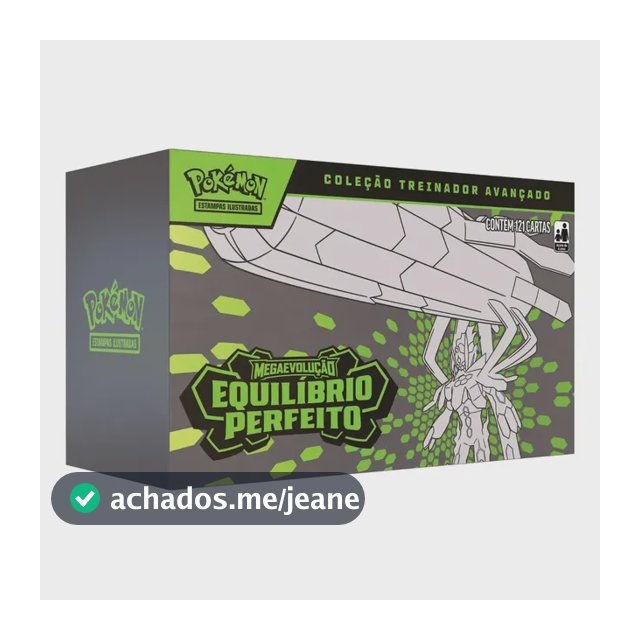 Pokémon TCG Box Treinador Avançado Equilíbrio Perfeito Copag