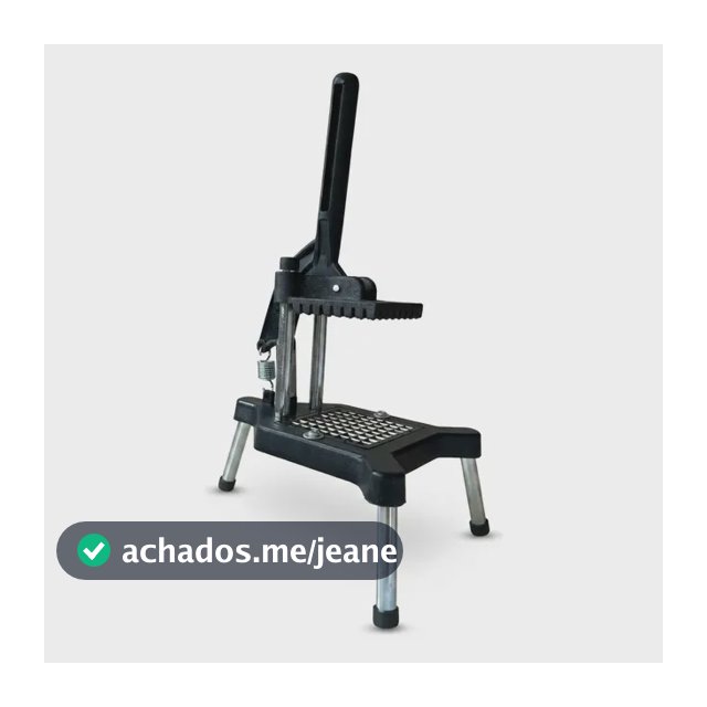 Cortador Industrial De Frutas E Legumes Cabrita Batata Inox Preto