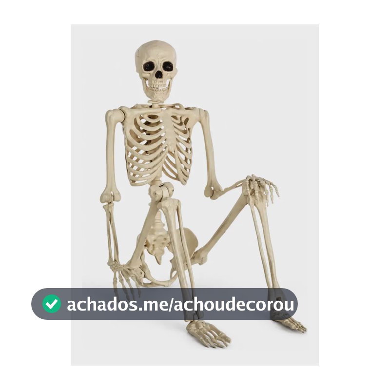 Esqueleto Caveira Decoração Halloween Enfeite Ossos Articulado Festa SL BINÃO