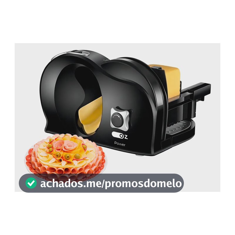 Multifatiador Oz FA4615 Fatiador Elétrico Cortador De Frios Embutidos 150W