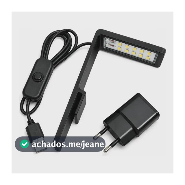 Luminária Led 5w Para Aquário Pequeno Betta Plantado Bivolt