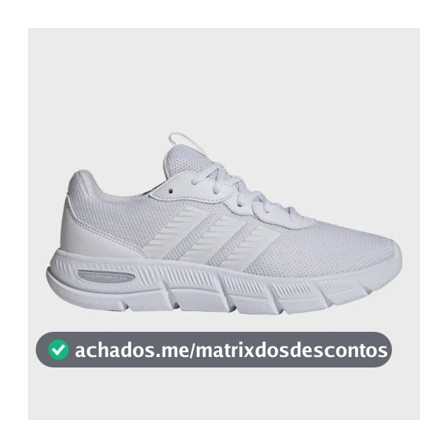Tênis Com Cadarços Cloudfoam Flex adidas Branco 36 Br