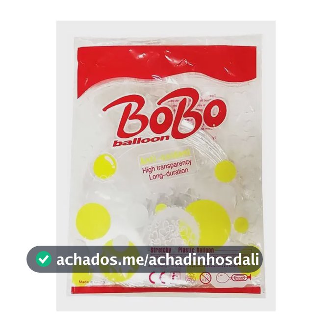 Kit C/50 Balão Bubble Bolha 18 Polegadas Decoração 45cm